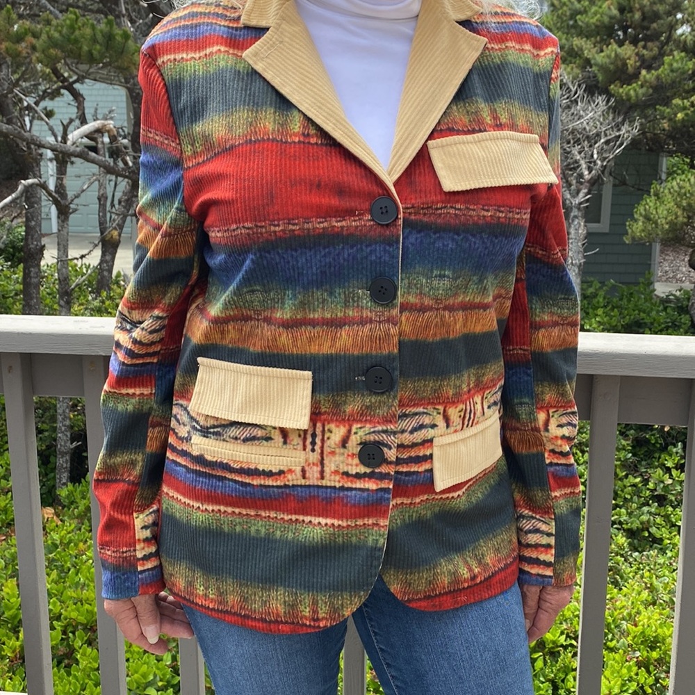 Multi colored, fun jacket - Picture 3 of 6